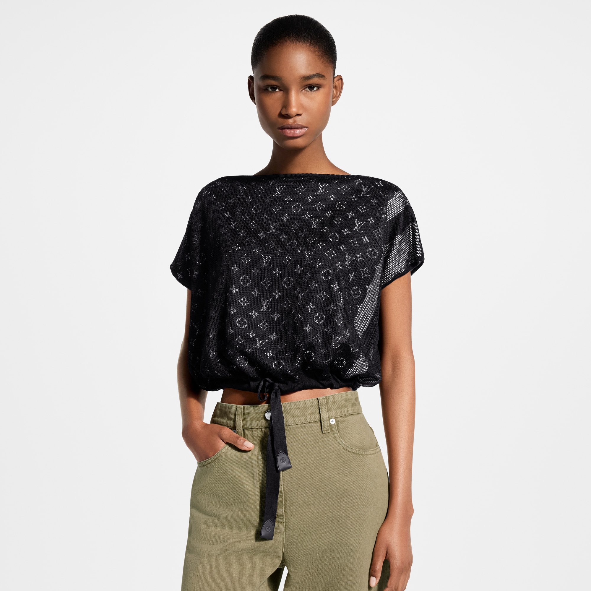 Monogram Lined Mesh Top - Ready-to-Wear | LOUIS VUITTON
